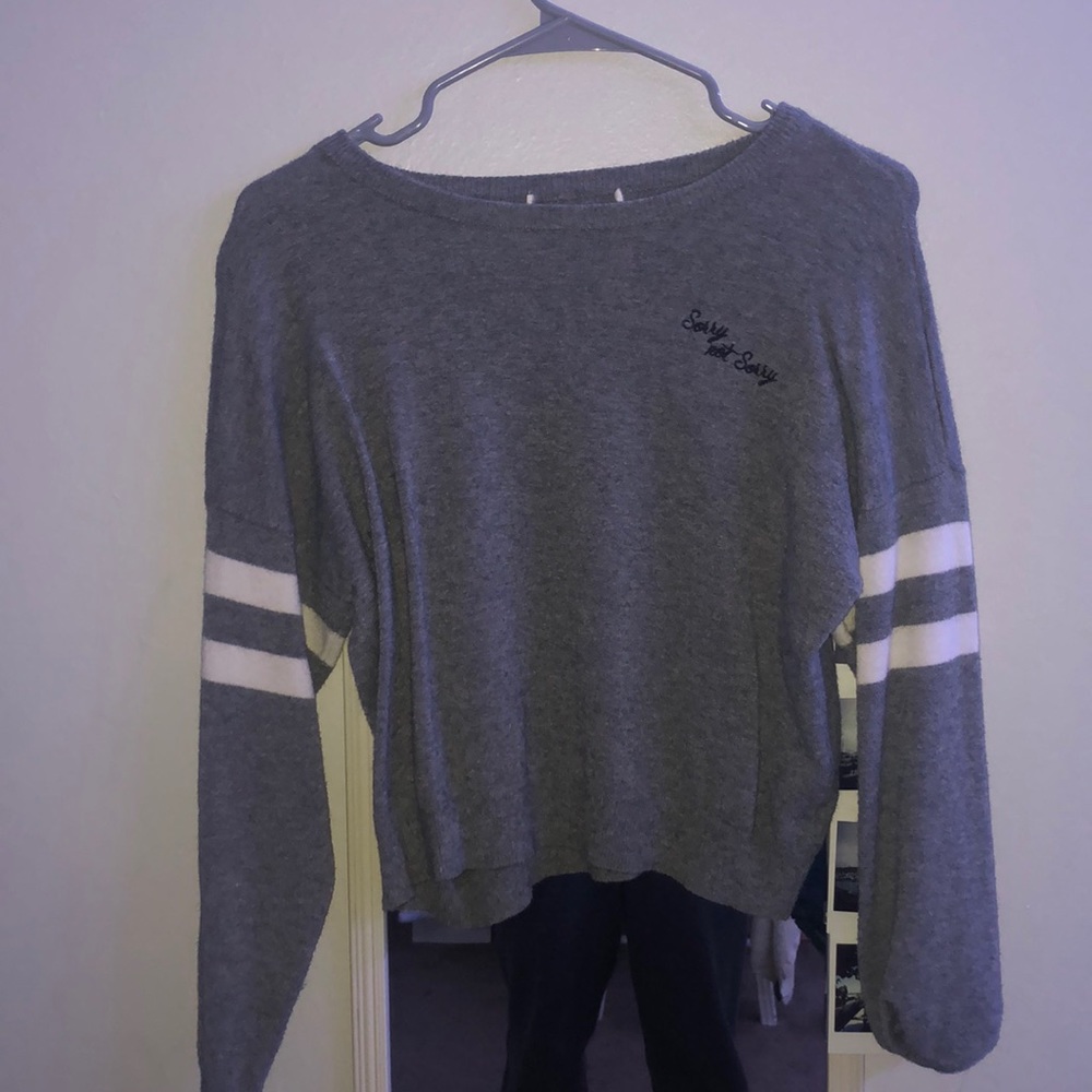Cropped sweater
